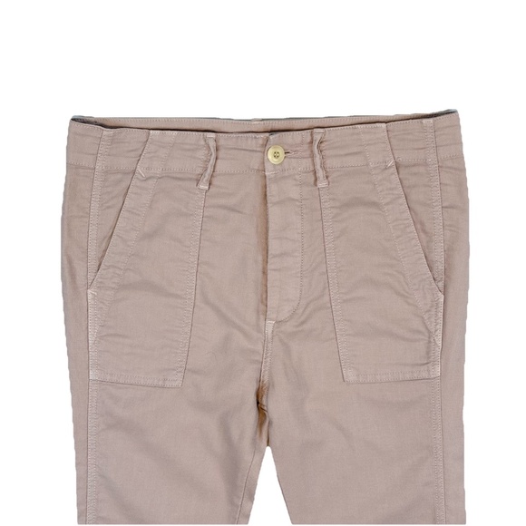 The Great Slouch Army Pants Size 25 Rosewater Pink High Rise Button Fly Ankle - Picture 8 of 16